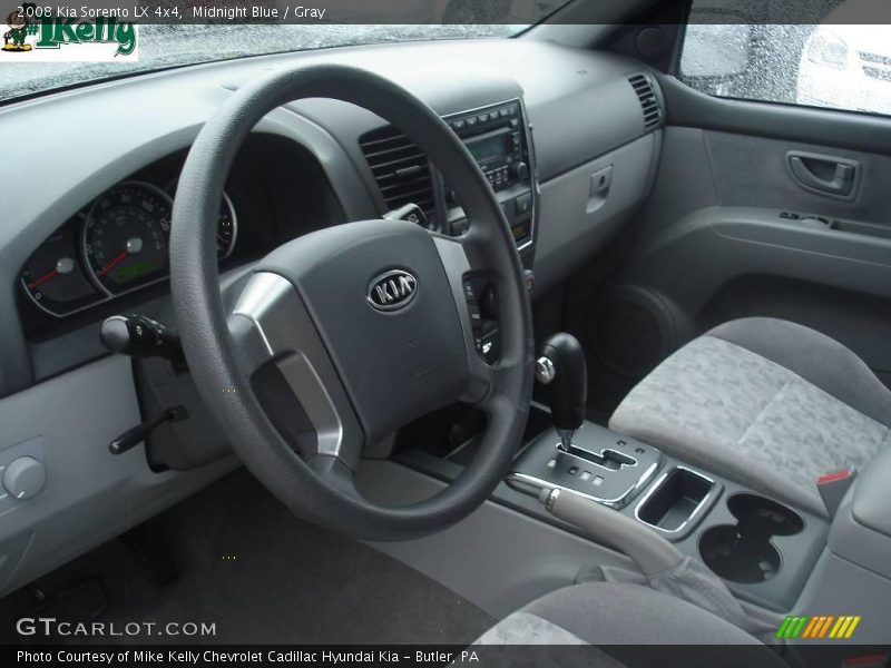 Midnight Blue / Gray 2008 Kia Sorento LX 4x4