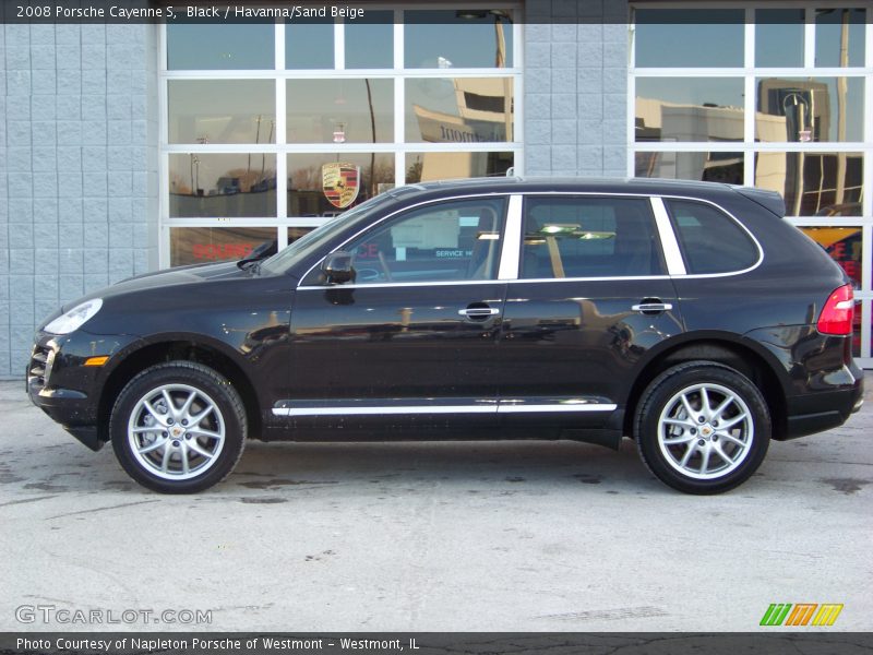 Black / Havanna/Sand Beige 2008 Porsche Cayenne S