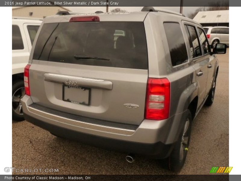 Billet Silver Metallic / Dark Slate Gray 2016 Jeep Patriot Latitude