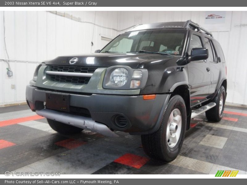 Super Black / Gray 2003 Nissan Xterra SE V6 4x4