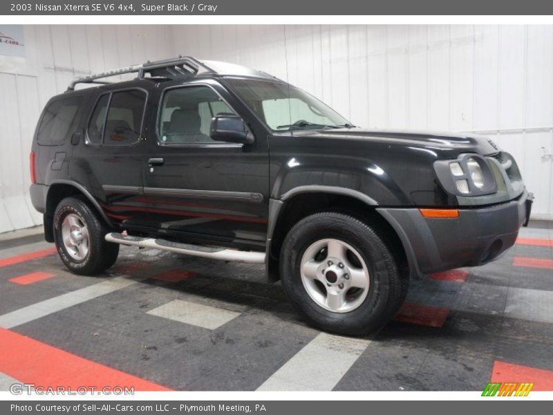 Super Black / Gray 2003 Nissan Xterra SE V6 4x4