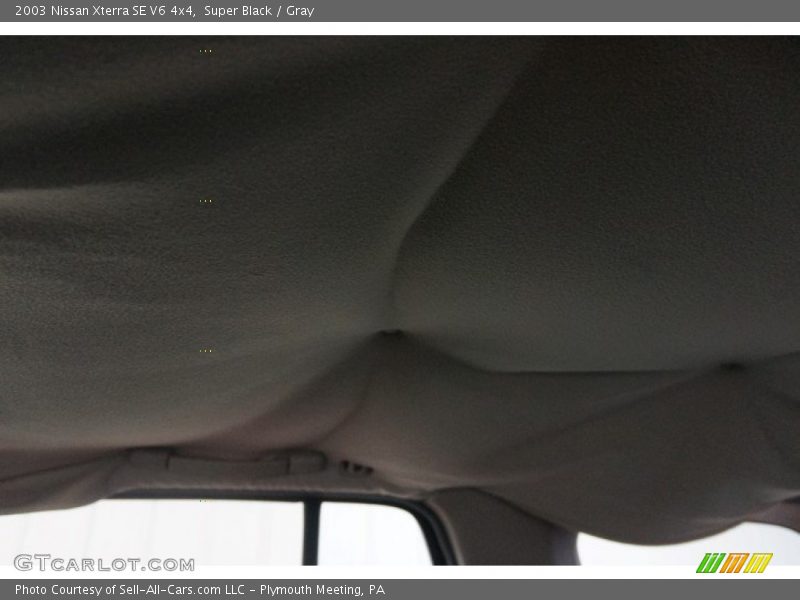 Super Black / Gray 2003 Nissan Xterra SE V6 4x4