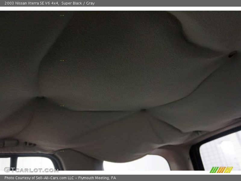 Super Black / Gray 2003 Nissan Xterra SE V6 4x4