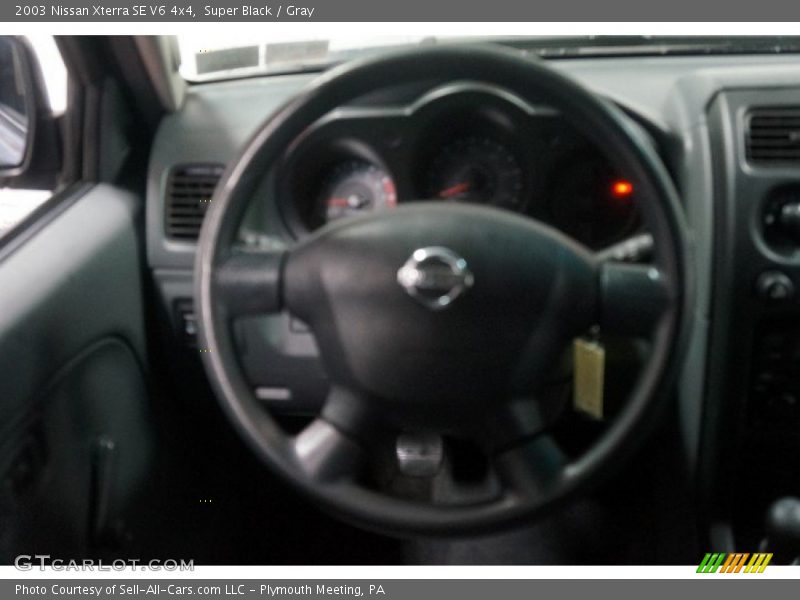 Super Black / Gray 2003 Nissan Xterra SE V6 4x4