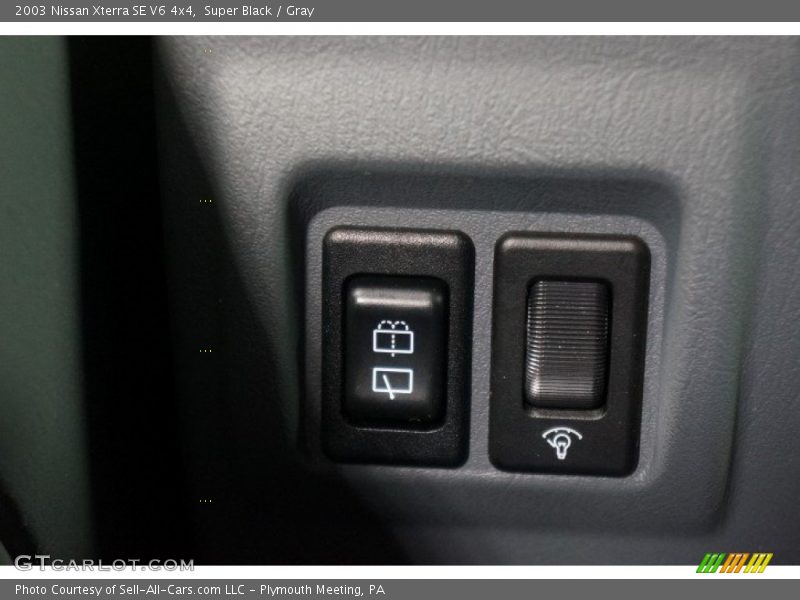 Super Black / Gray 2003 Nissan Xterra SE V6 4x4