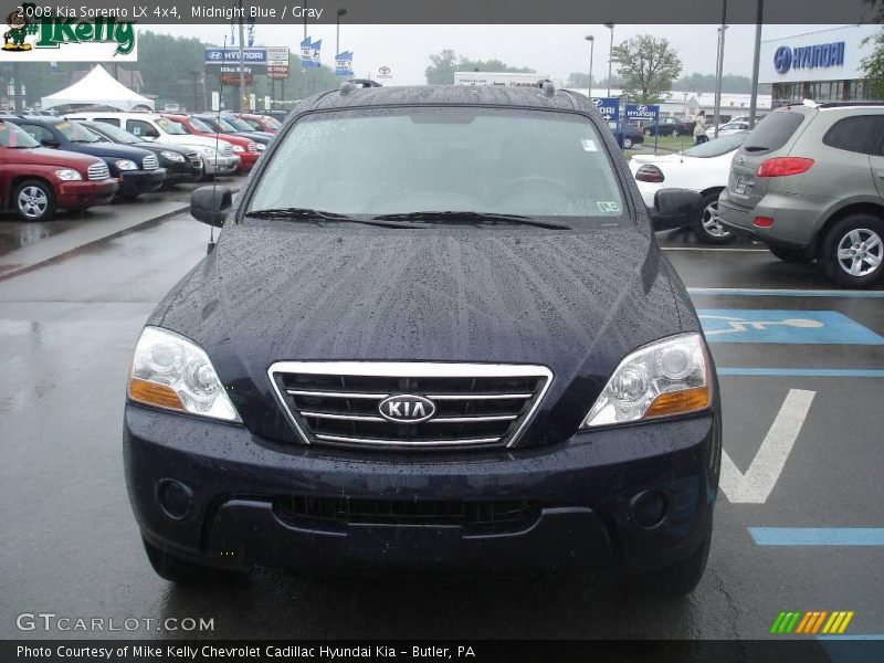 Midnight Blue / Gray 2008 Kia Sorento LX 4x4