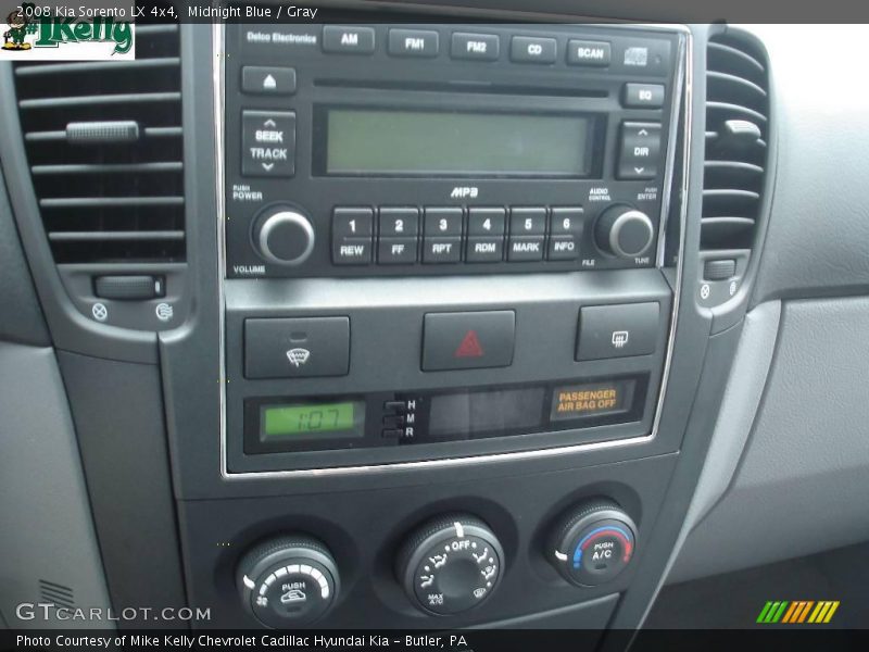 Midnight Blue / Gray 2008 Kia Sorento LX 4x4