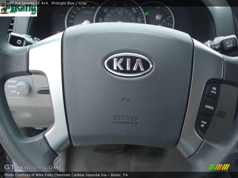 Midnight Blue / Gray 2008 Kia Sorento LX 4x4