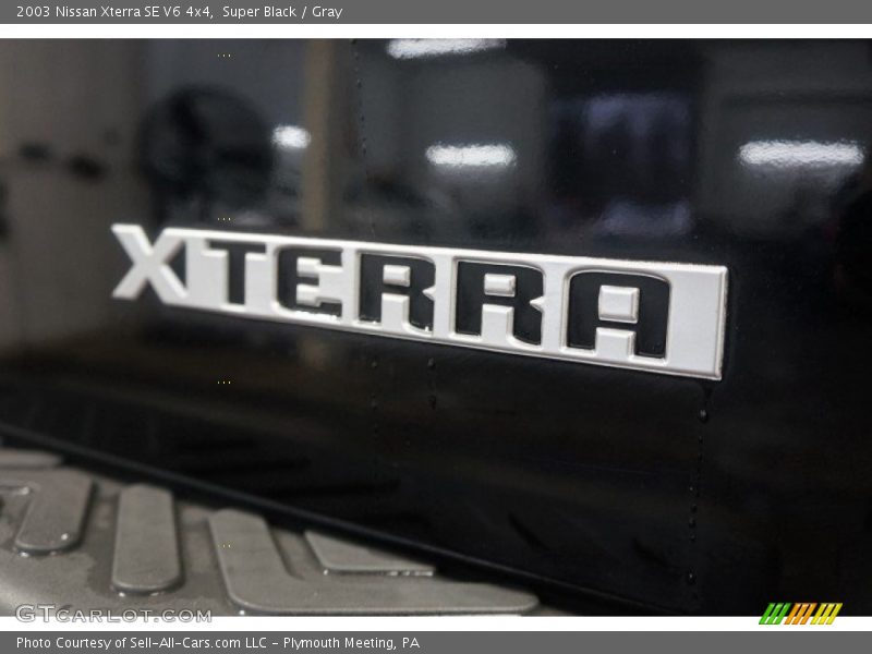 Super Black / Gray 2003 Nissan Xterra SE V6 4x4