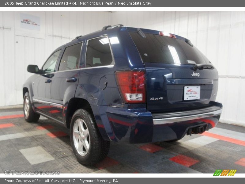 Midnight Blue Pearl / Medium Slate Gray 2005 Jeep Grand Cherokee Limited 4x4