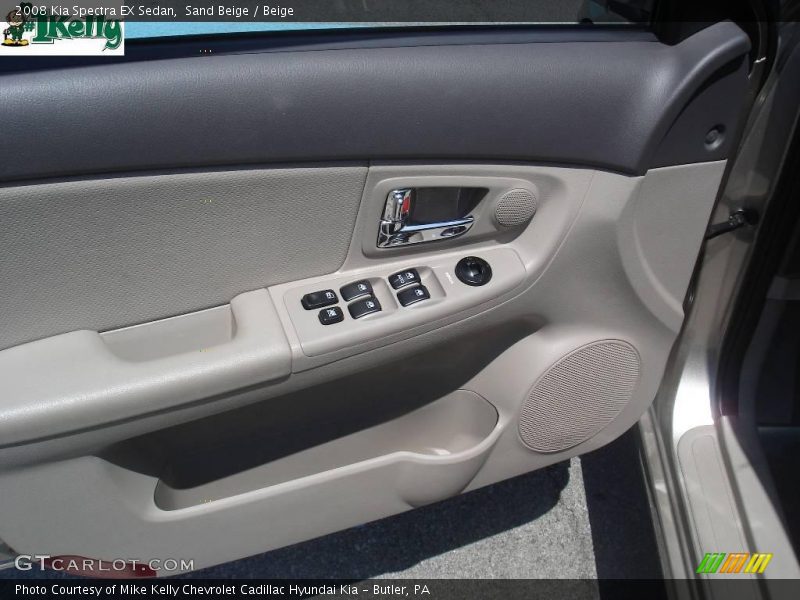 Sand Beige / Beige 2008 Kia Spectra EX Sedan