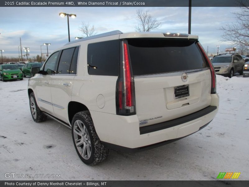 White Diamond Tricoat / Shale/Cocoa 2015 Cadillac Escalade Premium 4WD