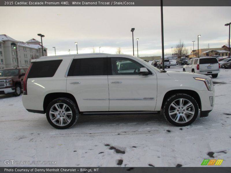 White Diamond Tricoat / Shale/Cocoa 2015 Cadillac Escalade Premium 4WD