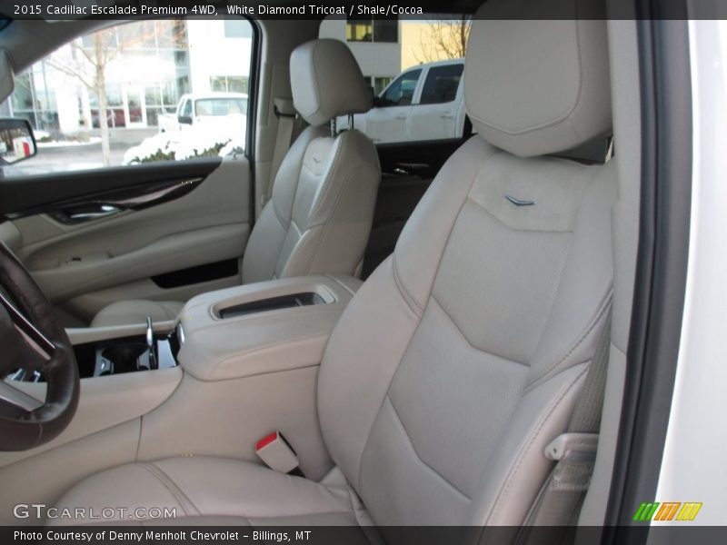 White Diamond Tricoat / Shale/Cocoa 2015 Cadillac Escalade Premium 4WD