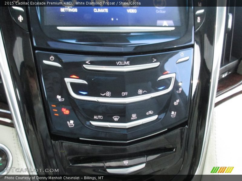 White Diamond Tricoat / Shale/Cocoa 2015 Cadillac Escalade Premium 4WD