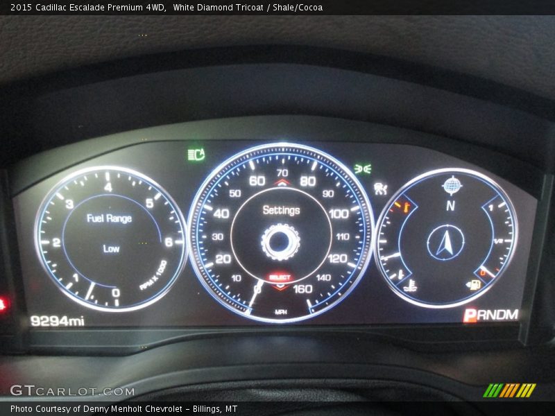 White Diamond Tricoat / Shale/Cocoa 2015 Cadillac Escalade Premium 4WD
