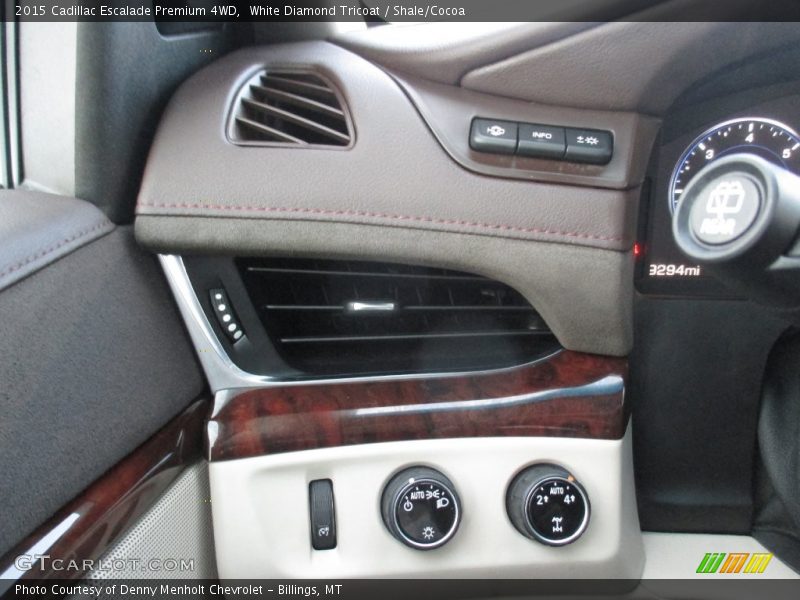 White Diamond Tricoat / Shale/Cocoa 2015 Cadillac Escalade Premium 4WD