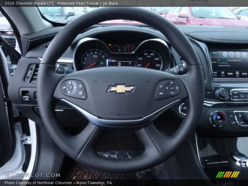 Iridescent Pearl Tricoat / Jet Black 2016 Chevrolet Impala LTZ