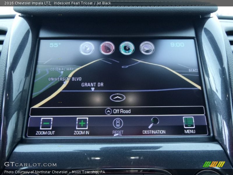 Iridescent Pearl Tricoat / Jet Black 2016 Chevrolet Impala LTZ