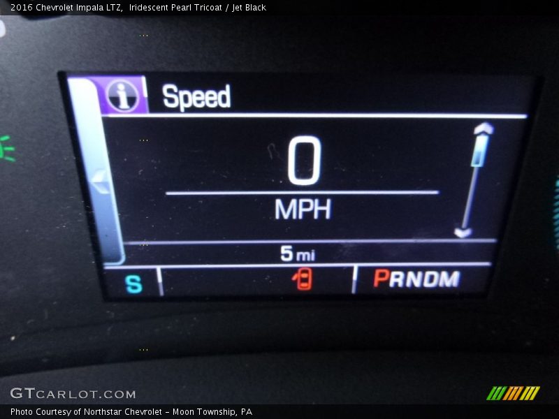 Iridescent Pearl Tricoat / Jet Black 2016 Chevrolet Impala LTZ