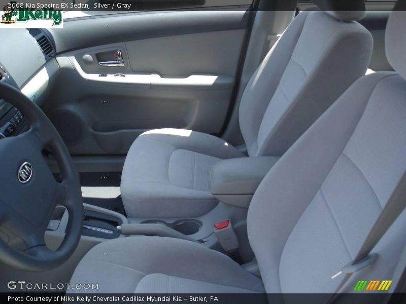 Silver / Gray 2008 Kia Spectra EX Sedan