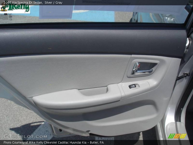 Silver / Gray 2008 Kia Spectra EX Sedan