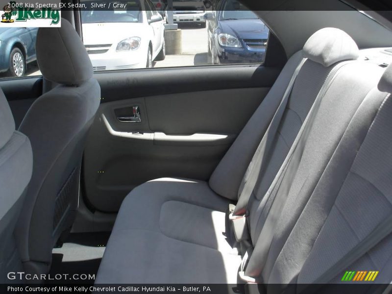Silver / Gray 2008 Kia Spectra EX Sedan