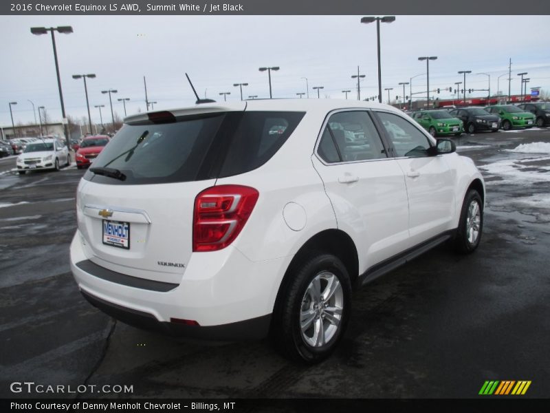 Summit White / Jet Black 2016 Chevrolet Equinox LS AWD