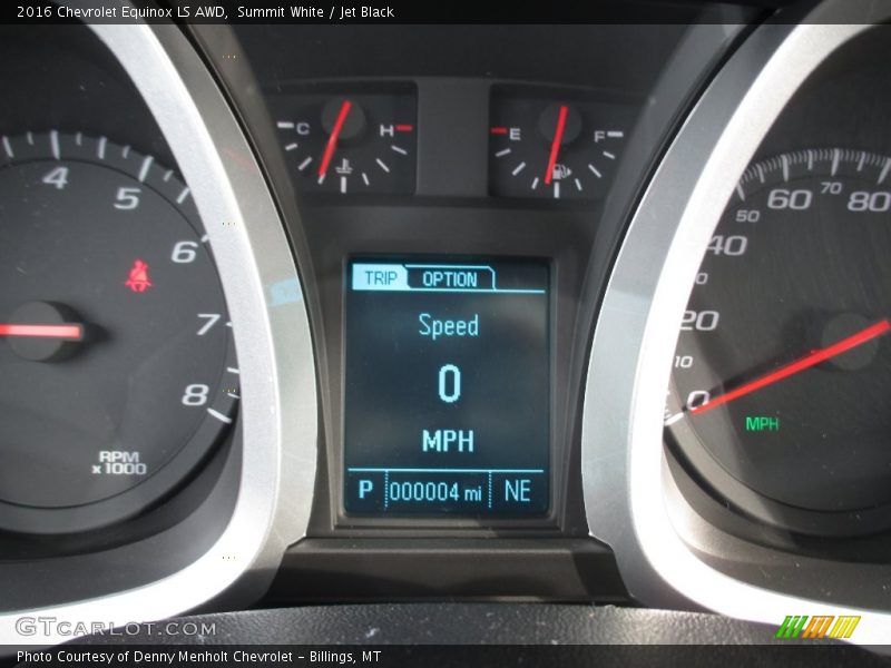 Summit White / Jet Black 2016 Chevrolet Equinox LS AWD
