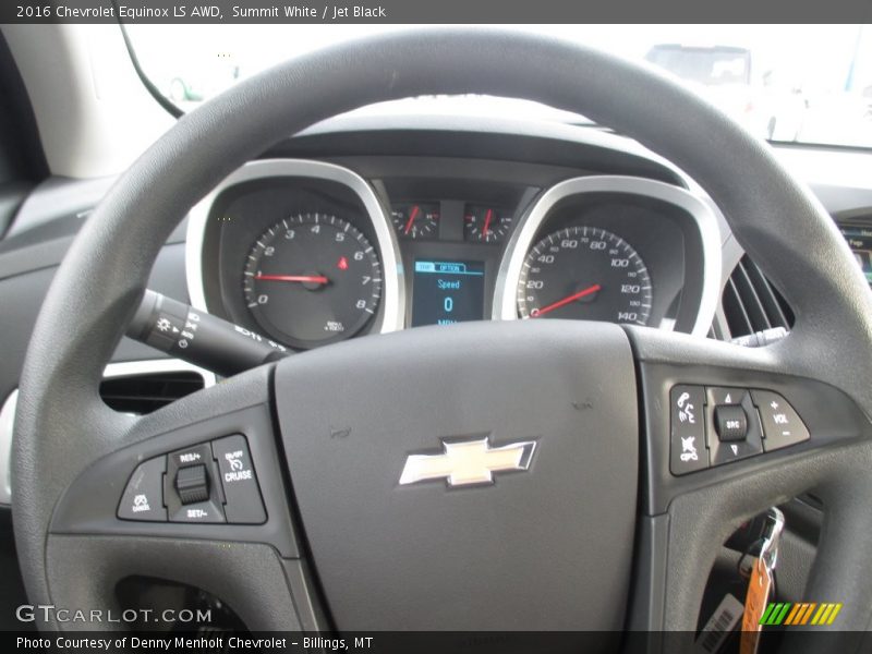 Summit White / Jet Black 2016 Chevrolet Equinox LS AWD