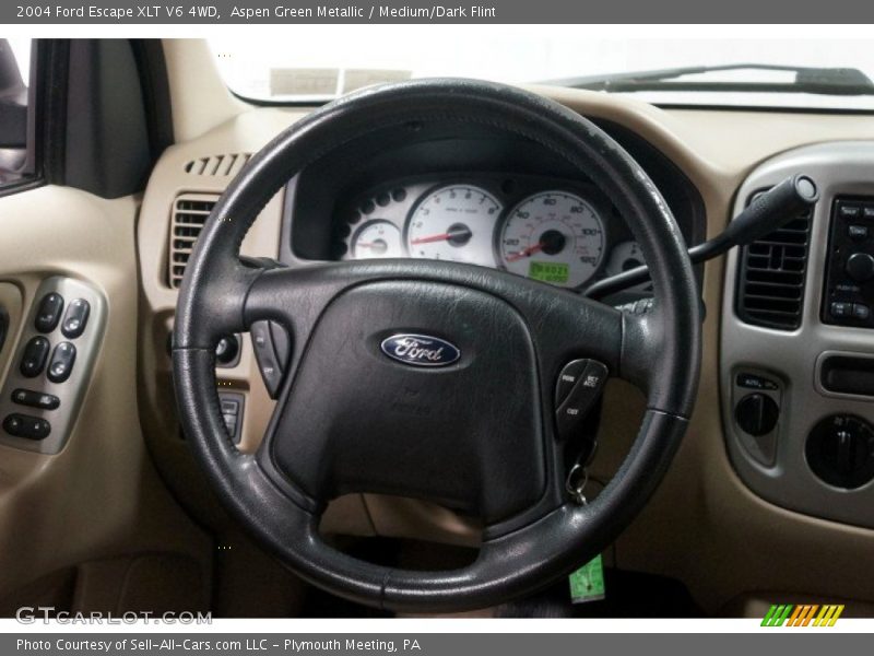 Aspen Green Metallic / Medium/Dark Flint 2004 Ford Escape XLT V6 4WD