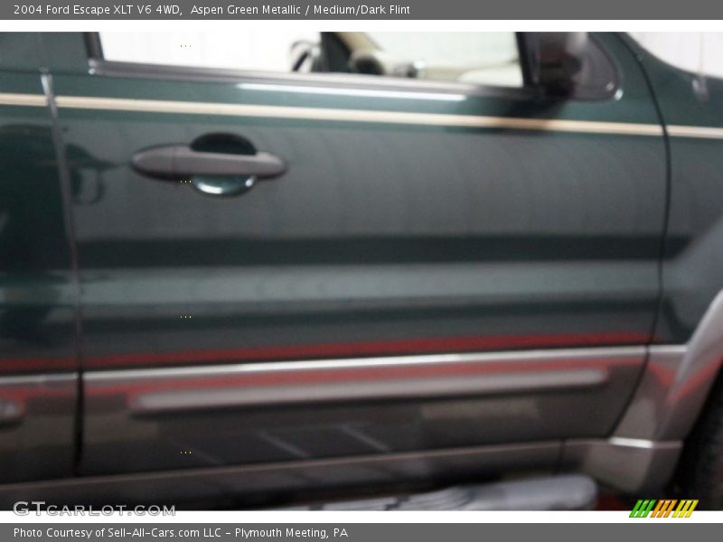 Aspen Green Metallic / Medium/Dark Flint 2004 Ford Escape XLT V6 4WD