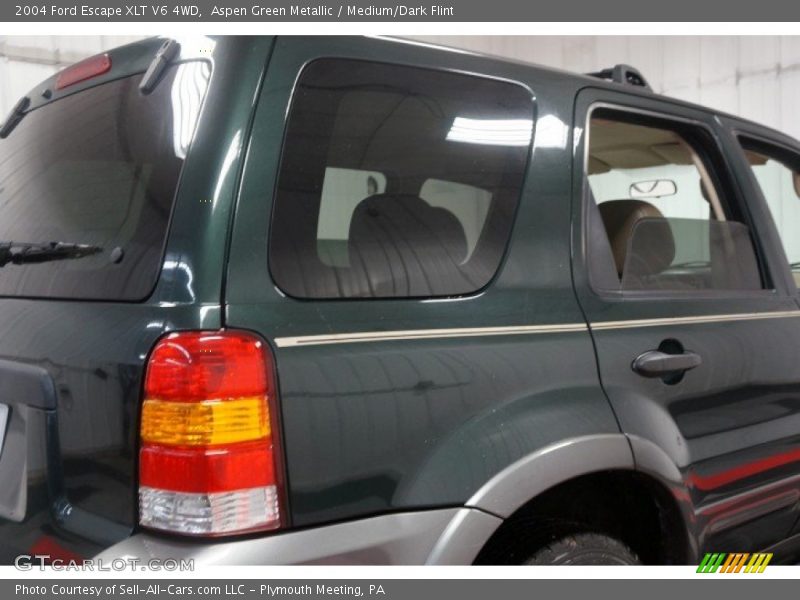 Aspen Green Metallic / Medium/Dark Flint 2004 Ford Escape XLT V6 4WD