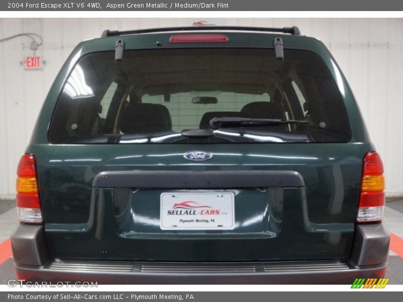 Aspen Green Metallic / Medium/Dark Flint 2004 Ford Escape XLT V6 4WD