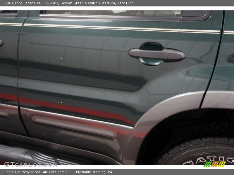 Aspen Green Metallic / Medium/Dark Flint 2004 Ford Escape XLT V6 4WD