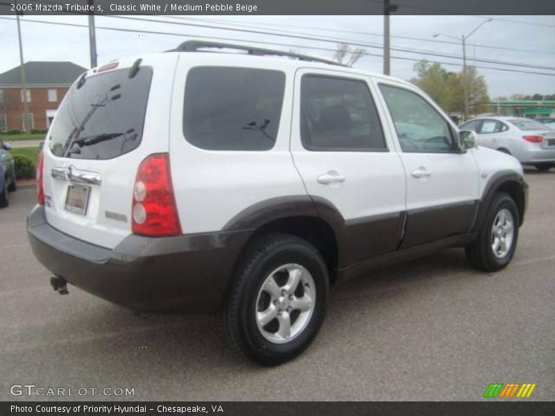 Classic White / Medium Pebble Beige 2006 Mazda Tribute s