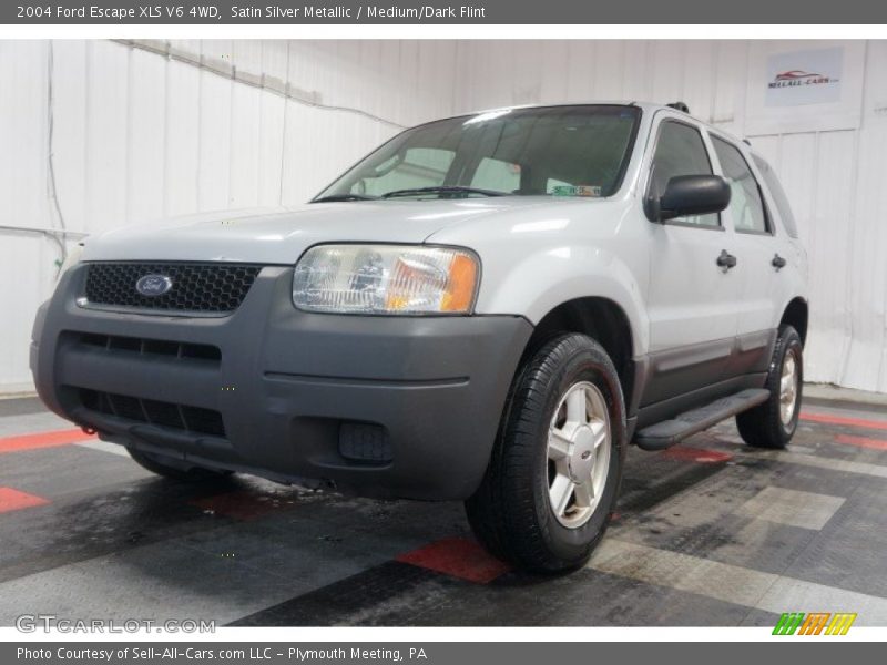 Satin Silver Metallic / Medium/Dark Flint 2004 Ford Escape XLS V6 4WD