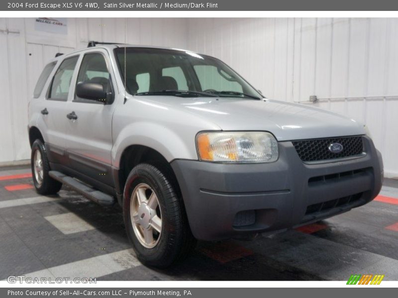 Satin Silver Metallic / Medium/Dark Flint 2004 Ford Escape XLS V6 4WD