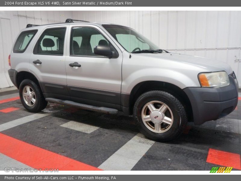 Satin Silver Metallic / Medium/Dark Flint 2004 Ford Escape XLS V6 4WD