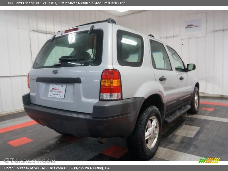 Satin Silver Metallic / Medium/Dark Flint 2004 Ford Escape XLS V6 4WD