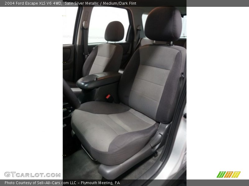 Satin Silver Metallic / Medium/Dark Flint 2004 Ford Escape XLS V6 4WD
