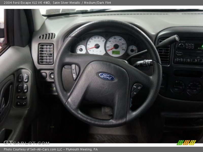 Satin Silver Metallic / Medium/Dark Flint 2004 Ford Escape XLS V6 4WD