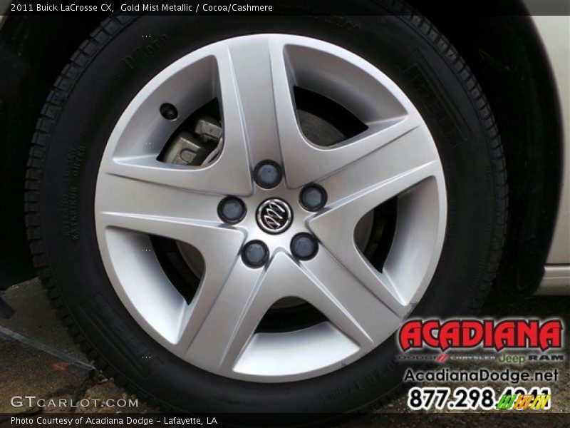 Gold Mist Metallic / Cocoa/Cashmere 2011 Buick LaCrosse CX