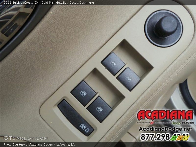 Gold Mist Metallic / Cocoa/Cashmere 2011 Buick LaCrosse CX