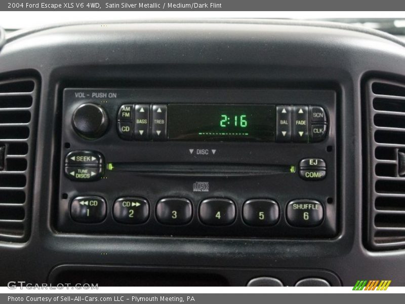 Satin Silver Metallic / Medium/Dark Flint 2004 Ford Escape XLS V6 4WD