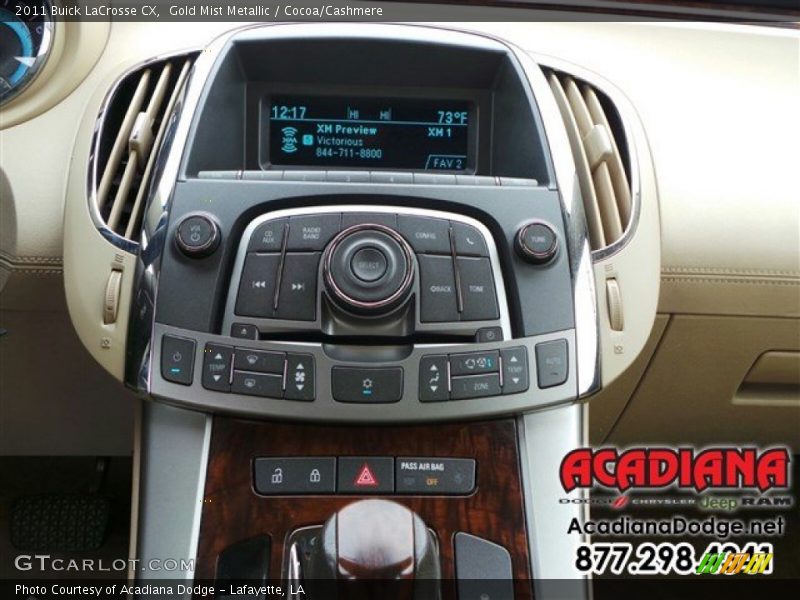 Gold Mist Metallic / Cocoa/Cashmere 2011 Buick LaCrosse CX