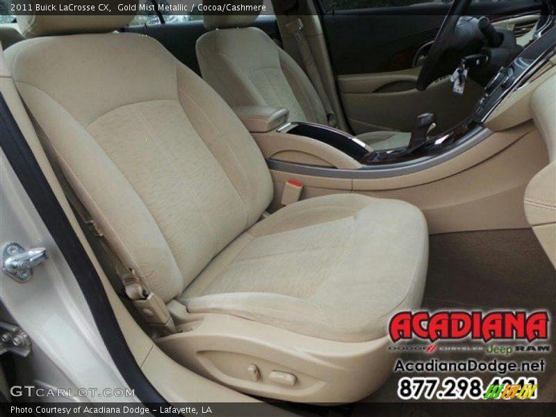 Gold Mist Metallic / Cocoa/Cashmere 2011 Buick LaCrosse CX