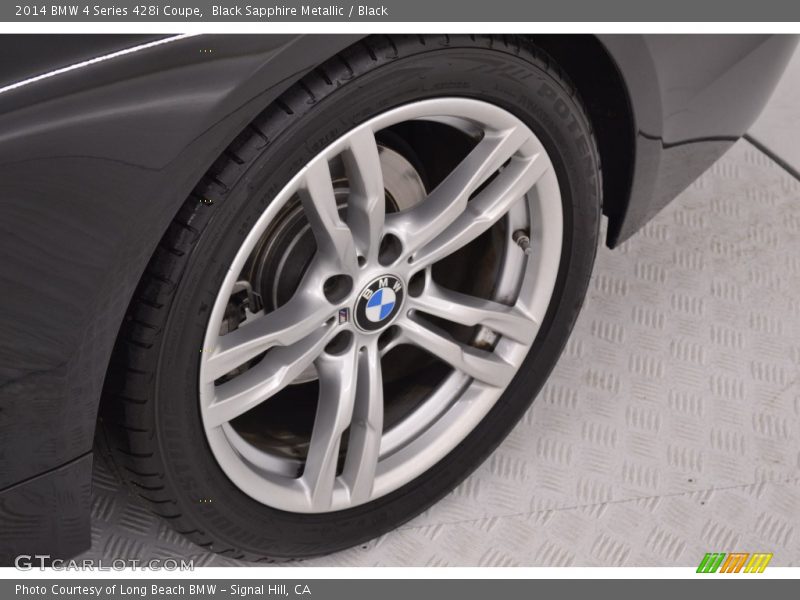 Black Sapphire Metallic / Black 2014 BMW 4 Series 428i Coupe