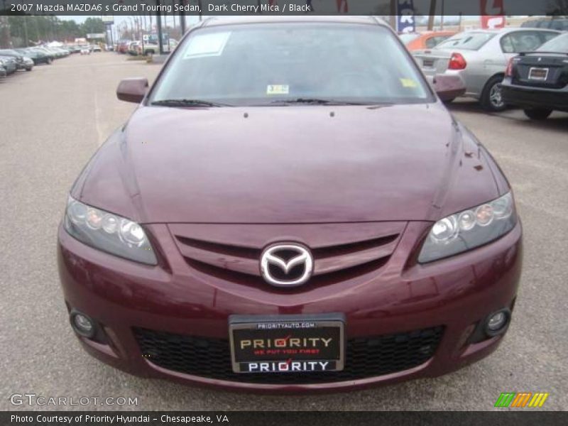 Dark Cherry Mica / Black 2007 Mazda MAZDA6 s Grand Touring Sedan