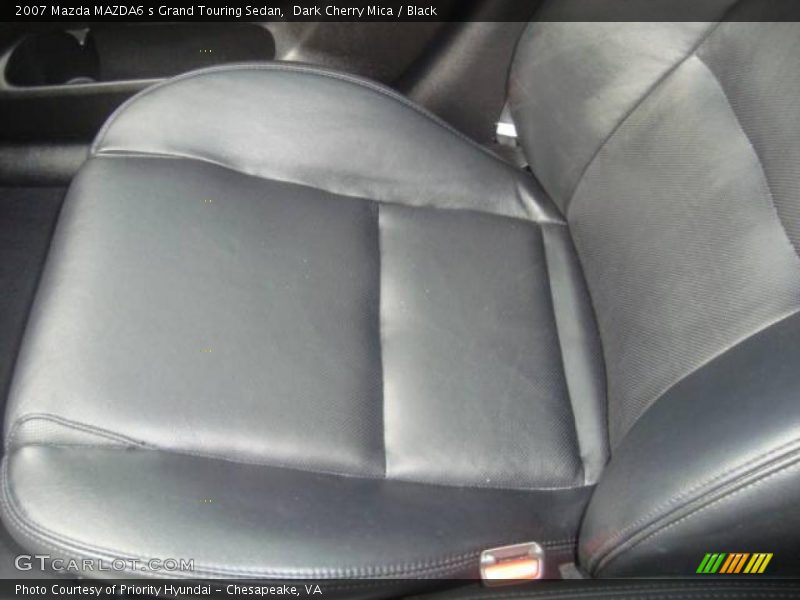 Dark Cherry Mica / Black 2007 Mazda MAZDA6 s Grand Touring Sedan
